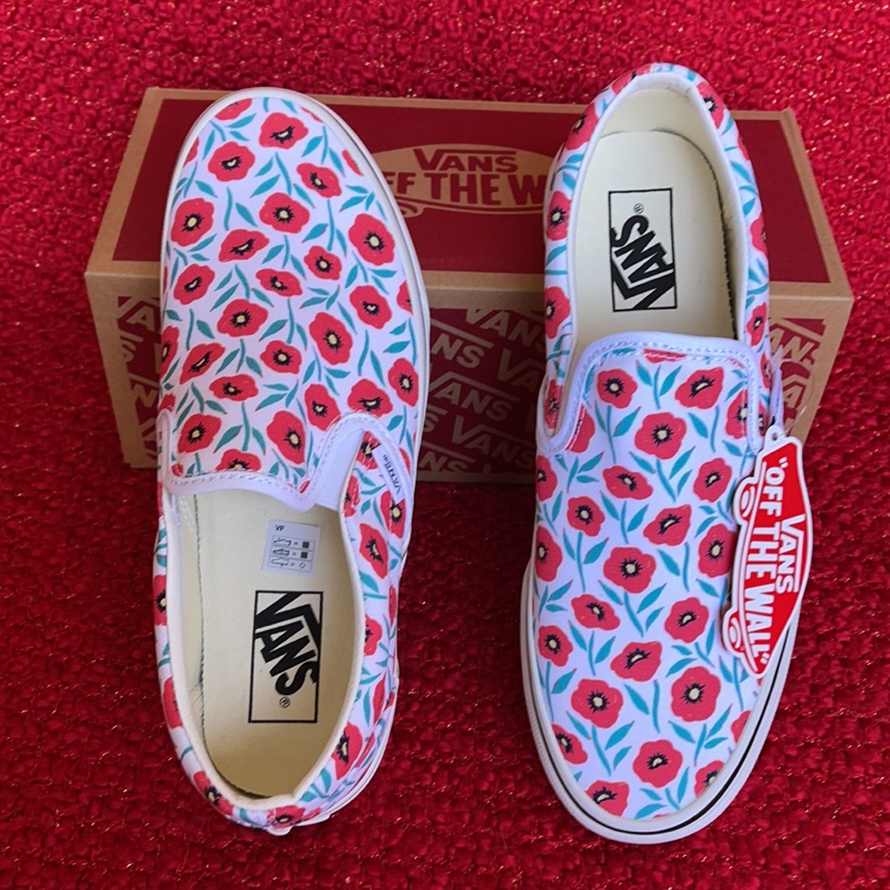 Vans Classic Slip-On Flowers True White WMNS - Picture 13 of 16